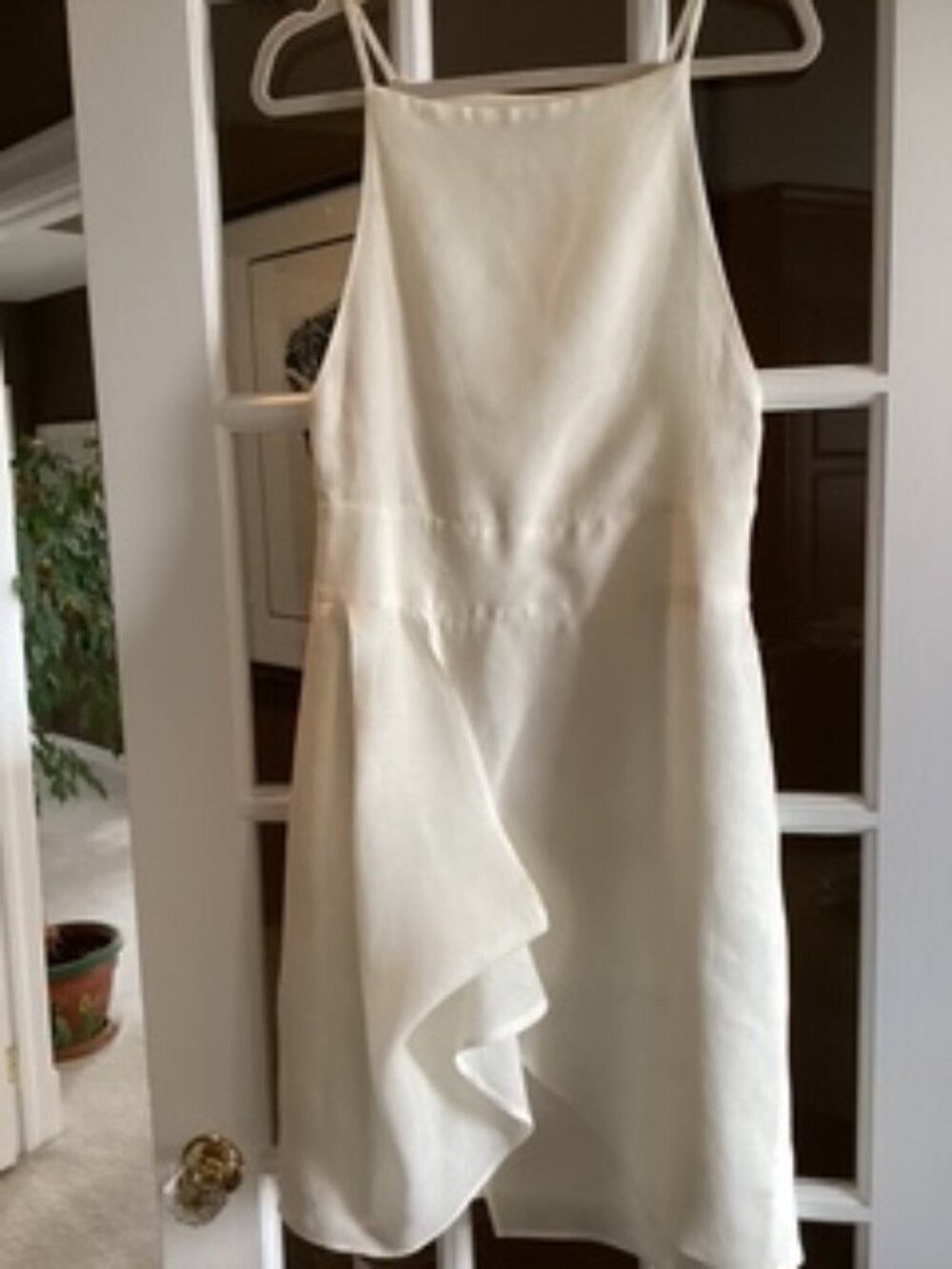 Sarah Pacini off white linen tunic